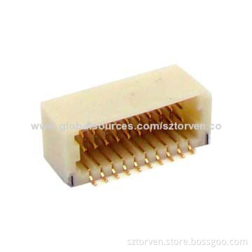 Wire to Board Connector, 1.0mm, 90° SMT Type, Dual-row Available for 20, 30, 40, 50 Pins